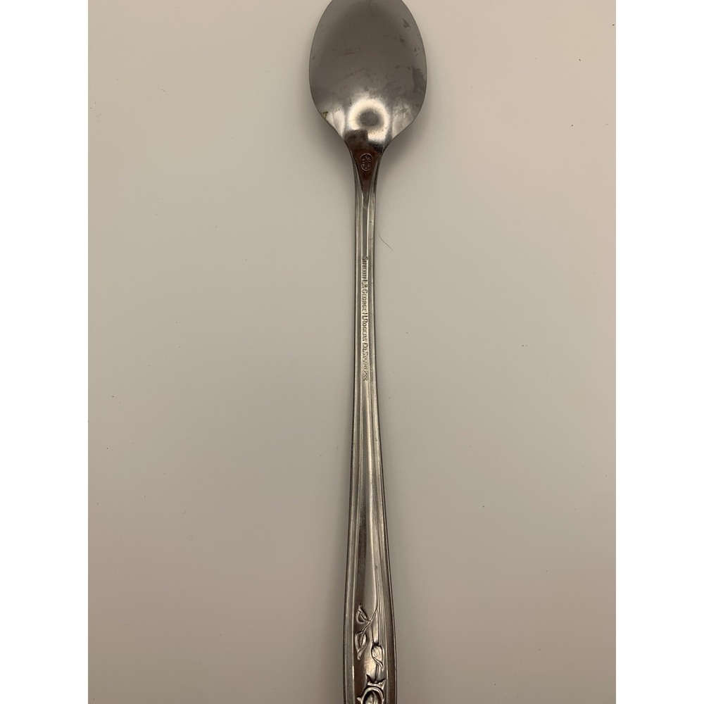 Sl Gh Rogers Maybrook Iced Tea Spoon Oneida Ltd - Picture 3 of 4